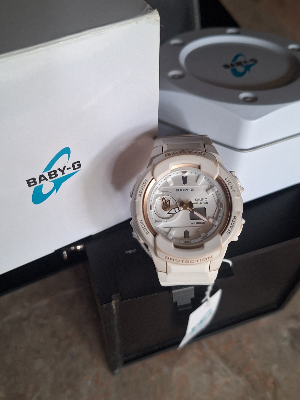 Casio Baby-G Analog-Digital White Dial Women's Watch - BGA-230SA-7ADR(BX118)